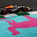 JEDDAH, SAUDI ARABIA - MARCH 07: Max Verstappen of the Netherlands driving the (1) Oracle Red Bull Racing RB20 on track  during practice ahead of the F1 Grand Prix of Saudi Arabia at Jeddah Corniche Circuit on March 07, 2024 in Jeddah, Saudi Arabia. (Photo by Mark Thompson/Getty Images)