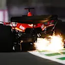 JEDDAH, SAUDI ARABIA - MARCH 08: Sparks fly behind Charles Leclerc of Monaco driving the (16) Ferrari SF-24 on track during qualifying ahead of the F1 Grand Prix of Saudi Arabia at Jeddah Corniche Circuit on March 08, 2024 in Jeddah, Saudi Arabia. (Photo by Clive Mason/Getty Images)