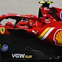 BARCELONA, SPAIN - JUNE 21: Carlos Sainz of Spain driving (55) the Ferrari SF-24 on track during practice ahead of the F1 Grand Prix of Spain at Circuit de Barcelona-Catalunya on June 21, 2024 in Barcelona, Spain. (Photo by Mark Sutton - Formula 1/Formula 1 via Getty Images)