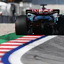 BARCELONA, SPAIN - JUNE 21: George Russell of Great Britain driving the (63) Mercedes AMG Petronas F1 Team W15 on track during practice ahead of the F1 Grand Prix of Spain at Circuit de Barcelona-Catalunya on June 21, 2024 in Barcelona, Spain. (Photo by Mark Sutton - Formula 1/Formula 1 via Getty Images)