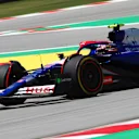 BARCELONA, SPAIN - JUNE 22: Yuki Tsunoda of Visa Cash App RB  during qualifying ahead of the F1 Grand Prix of Spain at Circuit de Barcelona-Catalunya on June 22, 2024 in Barcelona, Spain. (Photo by Peter Fox/Getty Images)