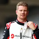 BARCELONA, SPAIN - JUNE 22: 13th placed qualifier Nico Hulkenberg of Germany and Haas F1 walks in the Pitlane during qualifying ahead of the F1 Grand Prix of Spain at Circuit de Barcelona-Catalunya on June 22, 2024 in Barcelona, Spain. (Photo by Clive Rose - Formula 1/Formula 1 via Getty Images)