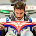 BARCELONA, SPAIN - JUNE 22: Daniel Ricciardo of Visa Cash App RB  during qualifying ahead of the F1 Grand Prix of Spain at Circuit de Barcelona-Catalunya on June 22, 2024 in Barcelona, Spain. (Photo by Peter Fox/Getty Images)