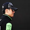 AUSTIN, TEXAS - OCTOBER 20: Zhou Guanyu of China and Stake F1 Team Kick Sauber walks in the Paddock prior to the F1 Grand Prix of United States at Circuit of The Americas on October 20, 2024 in Austin, Texas. (Photo by Jared C. Tilton/Getty Images)
