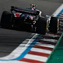 AUSTIN, TEXAS - OCTOBER 20: Nico Hulkenberg of Germany driving the (27) Haas F1 VF-24 Ferrari on track during the F1 Grand Prix of United States at Circuit of The Americas on October 20, 2024 in Austin, Texas. (Photo by Chris Graythen/Getty Images)