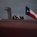 AUSTIN, TEXAS - OCTOBER 18: Nico Hulkenberg of Germany driving the (27) Haas F1 VF-24 Ferrari on track during practice ahead of the F1 Grand Prix of United States at Circuit of The Americas on October 18, 2024 in Austin, Texas. (Photo by Jared C. Tilton/Getty Images)