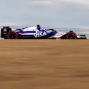AUSTIN, TEXAS - OCTOBER 18: Liam Lawson of New Zealand driving the (30) Visa Cash App RB VCARB 01 on track during practice ahead of the F1 Grand Prix of United States at Circuit of The Americas on October 18, 2024 in Austin, Texas. (Photo by Jared C. Tilton/Getty Images)