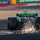 AUSTIN, TEXAS - OCTOBER 19: Zhou Guanyu of Stake F1 Kick Sauber and China  during qualifying ahead of the F1 Grand Prix of United States at Circuit of The Americas on October 19, 2024 in Austin, Texas. (Photo by Peter Fox - Formula 1/Formula 1 via Getty Images)