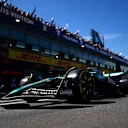 MELBOURNE, AUSTRALIA - MARCH 14: Lance Stroll of Canada driving the (18) Aston Martin F1 Team AMR25 Mercedes in the Pitlane  prior to practice ahead of the F1 Grand Prix of Australia at Albert Park Grand Prix Circuit on March 14, 2025 in Melbourne, Australia. (Photo by Bryn Lennon - Formula 1/Formula 1 via Getty Images)