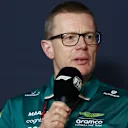 MELBOURNE, AUSTRALIA - MARCH 14: Andy Cowell, Team Principal and Group CEO at Aston Martin F1 Team in the Press Conference during practice ahead of the F1 Grand Prix of Australia at Albert Park Grand Prix Circuit on March 14, 2025 in Melbourne, Australia. (Photo by Clive Rose/Getty Images)
