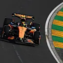 MELBOURNE, AUSTRALIA - MARCH 14: Lando Norris of Great Britain driving the (4) McLaren MCL39 Mercedes on track during practice ahead of the F1 Grand Prix of Australia at Albert Park Grand Prix Circuit on March 14, 2025 in Melbourne, Australia. (Photo by Rudy Carezzevoli/Getty Images)