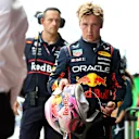 MELBOURNE, AUSTRALIA - MARCH 15: Eighteenth placed qualifier Liam Lawson of New Zealand driving the (30) Oracle Red Bull Racing RB21 looks on during qualifying ahead of the F1 Grand Prix of Australia at Albert Park Grand Prix Circuit on March 15, 2025 in Melbourne, Australia. (Photo by Bryn Lennon - Formula 1/Formula 1 via Getty Images)