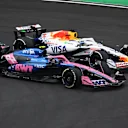 SHANGHAI, CHINA - MARCH 23: Jack Doohan of Australia driving the (7) Alpine F1 A525 Renault and Isack Hadjar of France driving the (6) Visa Cash App Racing Bulls VCARB 02 battle for track position during the F1 Grand Prix of China at Shanghai International Circuit on March 23, 2025 in Shanghai, China. (Photo by Clive Mason/Getty Images)