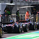 SHANGHAI, CHINA - MARCH 21: Pierre Gasly of France driving the (10) Alpine F1 A525 Renault leads Jack Doohan of Australia driving the (7) Alpine F1 A525 Renault in the Pitlane during practice ahead of the F1 Grand Prix of China at Shanghai International Circuit on March 21, 2025 in Shanghai, China. (Photo by Mark Sutton - Formula 1/Formula 1 via Getty Images)