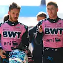 SHANGHAI, CHINA - MARCH 21: Pierre Gasly of France and Alpine F1 and Jack Doohan of Australia and Alpine F1 talk in the Pitlane during Sprint Qualifying ahead of the F1 Grand Prix of China at Shanghai International Circuit on March 21, 2025 in Shanghai, China. (Photo by Bryn Lennon - Formula 1/Formula 1 via Getty Images)