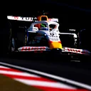 SHANGHAI, CHINA - MARCH 21: Isack Hadjar of France driving the (6) Visa Cash App Racing Bulls VCARB 02 on track during Sprint Qualifying ahead of the F1 Grand Prix of China at Shanghai International Circuit on March 21, 2025 in Shanghai, China. (Photo by Clive Rose/Getty Images)