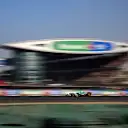 SHANGHAI, CHINA - MARCH 21: Lance Stroll of Canada driving the (18) Aston Martin F1 Team AMR25 Mercedes on track during Sprint Qualifying ahead of the F1 Grand Prix of China at Shanghai International Circuit on March 21, 2025 in Shanghai, China. (Photo by Clive Mason/Getty Images)