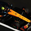 SHANGHAI, CHINA - MARCH 22: Lando Norris of Great Britain driving the (4) McLaren MCL39 Mercedes on track during qualifying ahead of the F1 Grand Prix of China at Shanghai International Circuit on March 22, 2025 in Shanghai, China. (Photo by Clive Rose/Getty Images)