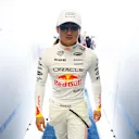 SUZUKA, JAPAN - APRIL 06: Yuki Tsunoda of Japan and Oracle Red Bull Racing walks in the garage prior to the F1 Grand Prix of Japan at Suzuka Circuit on April 06, 2025 in Suzuka, Japan. (Photo by Mark Thompson/Getty Images)
