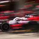SUZUKA, JAPAN - APRIL 06: Esteban Ocon of France driving the (31) Haas F1 VF-25 Ferrari in the Pitlane  during the F1 Grand Prix of Japan at Suzuka Circuit on April 06, 2025 in Suzuka, Japan. (Photo by Bryn Lennon - Formula 1/Formula 1 via Getty Images)