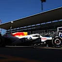 SUZUKA, JAPAN - APRIL 04: Isack Hadjar of France driving the (6) Visa Cash App Racing Bulls VCARB 02 leaves the garage during practice ahead of the F1 Grand Prix of Japan at Suzuka Circuit on April 04, 2025 in Suzuka, Japan. (Photo by Bryn Lennon - Formula 1/Formula 1 via Getty Images)