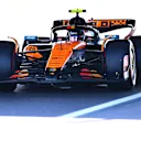 SUZUKA, JAPAN - APRIL 04: Lando Norris of Great Britain driving the (4) McLaren MCL39 Mercedes on track during practice ahead of the F1 Grand Prix of Japan at Suzuka Circuit on April 04, 2025 in Suzuka, Japan. (Photo by Mark Sutton - Formula 1/Formula 1 via Getty Images)