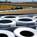 SUZUKA, JAPAN - APRIL 04: Lance Stroll of Canada driving the (18) Aston Martin F1 Team AMR25 Mercedes on track during practice ahead of the F1 Grand Prix of Japan at Suzuka Circuit on April 04, 2025 in Suzuka, Japan. (Photo by Mark Sutton - Formula 1/Formula 1 via Getty Images)