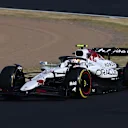 SUZUKA, JAPAN - APRIL 04: Yuki Tsunoda of Japan driving the (22) Oracle Red Bull Racing RB21 on track during practice ahead of the F1 Grand Prix of Japan at Suzuka Circuit on April 04, 2025 in Suzuka, Japan. (Photo by Mark Thompson/Getty Images)