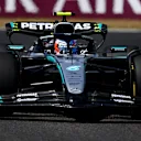 SUZUKA, JAPAN - APRIL 05: Andrea Kimi Antonelli of Italy driving the (12) Mercedes AMG Petronas F1 Team W16 on track during final practice ahead of the F1 Grand Prix of Japan at Suzuka Circuit on April 05, 2025 in Suzuka, Japan. (Photo by Clive Mason/Getty Images)