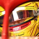 SUZUKA, JAPAN - APRIL 05: Lewis Hamilton of Great Britain and Scuderia Ferrari prepares to drive during final practice ahead of the F1 Grand Prix of Japan at Suzuka Circuit on April 05, 2025 in Suzuka, Japan. (Photo by Mark Sutton - Formula 1/Formula 1 via Getty Images)
