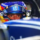 SUZUKA, JAPAN - APRIL 05: Carlos Sainz of Spain and Williams prepares to drive during qualifying ahead of the F1 Grand Prix of Japan at Suzuka Circuit on April 05, 2025 in Suzuka, Japan. (Photo by Bryn Lennon - Formula 1/Formula 1 via Getty Images)