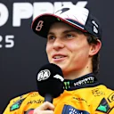 SUZUKA, JAPAN - APRIL 05: Third placed qualifier Oscar Piastri of Australia and McLaren in the Drivers Press Conference during qualifying ahead of the F1 Grand Prix of Japan at Suzuka Circuit on April 05, 2025 in Suzuka, Japan. (Photo by Clive Rose/Getty Images)