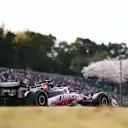 SUZUKA, JAPAN - APRIL 05: Esteban Ocon of France driving the (31) Haas F1 VF-25 Ferrari on track during qualifying ahead of the F1 Grand Prix of Japan at Suzuka Circuit on April 05, 2025 in Suzuka, Japan. (Photo by Clive Rose/Getty Images)