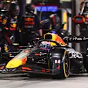 BAHRAIN, BAHRAIN - APRIL 13: Max Verstappen of the Netherlands driving the (1) Oracle Red Bull Racing RB21 on track during the F1 Grand Prix of Bahrain at Bahrain International Circuit on April 13, 2025 in Bahrain, Bahrain. (Photo by Clive Rose/Getty Images)