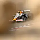 BAHRAIN, BAHRAIN - APRIL 11: Isack Hadjar of France driving the (6) Visa Cash App Racing Bulls VCARB 02 on track during practice ahead of the F1 Grand Prix of Bahrain at Bahrain International Circuit on April 11, 2025 in Bahrain, Bahrain. (Photo by Clive Mason/Getty Images)