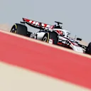 BAHRAIN, BAHRAIN - APRIL 11: Esteban Ocon of France driving the (31) Haas F1 VF-25 Ferrari on track during practice ahead of the F1 Grand Prix of Bahrain at Bahrain International Circuit on April 11, 2025 in Bahrain, Bahrain. (Photo by Mark Thompson/Getty Images)