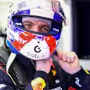 BAHRAIN, BAHRAIN - APRIL 11: Max Verstappen of the Netherlands and Oracle Red Bull Racing prepares to drive in the garage during practice ahead of the F1 Grand Prix of Bahrain at Bahrain International Circuit on April 11, 2025 in Bahrain, Bahrain. (Photo by Mark Thompson/Getty Images)