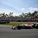 MONTREAL, QUEBEC - JUNE 15: Isack Hadjar of France driving the (6) Visa Cash App Racing Bulls VCARB 02 on track during the F1 Grand Prix of Canada at Circuit Gilles-Villeneuve on June 15, 2025 in Montreal, Quebec. (Photo by Minas Panagiotakis/Getty Images)