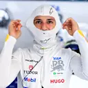MONTREAL, QUEBEC - JUNE 13: Isack Hadjar of France and Visa Cash App Racing Bulls prepares to drive in the garage during practice ahead of the F1 Grand Prix of Canada at Circuit Gilles-Villeneuve on June 13, 2025 in Montreal, Quebec. (Photo by Rudy Carezzevoli/Getty Images)