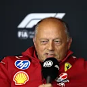 MONTREAL, QUEBEC - JUNE 13: Frederic Vasseur, Team Principal of Scuderia Ferrari in the Team Principals Press Conference during practice ahead of the F1 Grand Prix of Canada at Circuit Gilles-Villeneuve on June 13, 2025 in Montreal, Quebec. (Photo by Jared C. Tilton/Getty Images)