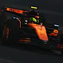 MONTREAL, QUEBEC - JUNE 13: Lando Norris of Great Britain driving the (4) McLaren MCL39 Mercedes on track during practice ahead of the F1 Grand Prix of Canada at Circuit Gilles-Villeneuve on June 13, 2025 in Montreal, Quebec. (Photo by Clive Rose/Getty Images)