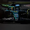 MONTREAL, QUEBEC - JUNE 14: Lance Stroll of Canada driving the (18) Aston Martin F1 Team AMR25 Mercedes on track during qualifying ahead of the F1 Grand Prix of Canada at Circuit Gilles-Villeneuve on June 14, 2025 in Montreal, Quebec. (Photo by Minas Panagiotakis/Getty Images)