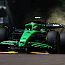 IMOLA, ITALY - MAY 16: Gabriel Bortoleto of Brazil driving the (5) Kick Sauber C45 Ferrari lifts his wheels on track during practice ahead of the F1 Grand Prix of Emilia-Romagna at Autodromo Internazionale Enzo e Dino Ferrari on May 16, 2025 in Imola, Italy. (Photo by Clive Rose/Getty Images)