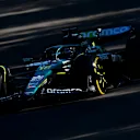 IMOLA, ITALY - MAY 16: Lance Stroll of Canada driving the (18) Aston Martin F1 Team AMR25 Mercedes on track during practice ahead of the F1 Grand Prix of Emilia-Romagna at Autodromo Internazionale Enzo e Dino Ferrari on May 16, 2025 in Imola, Italy. (Photo by Rudy Carezzevoli/Getty Images)