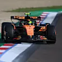 IMOLA, ITALY - MAY 17: Lando Norris of Great Britain driving the (4) McLaren MCL39 Mercedes on track during qualifying ahead of the F1 Grand Prix of Emilia-Romagna at Autodromo Internazionale Enzo e Dino Ferrari on May 17, 2025 in Imola, Italy. (Photo by James Sutton - Formula 1/Formula 1 via Getty Images)
