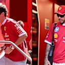 Charles Leclerc and Lewis Hamilton