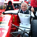 Jean Alesi prepares to drive the 1995 412 T2 around Monza