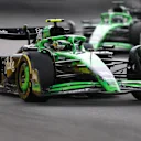 MIAMI, FLORIDA - MAY 04: Gabriel Bortoleto of Brazil driving the (5) Kick Sauber C45 Ferrari leads Nico Hulkenberg of Germany driving the (27) Kick Sauber C45 Ferrari on track during the F1 Grand Prix of Miami at Miami International Autodrome on May 04, 2025 in Miami, Florida. (Photo by Clive Rose/Getty Images)