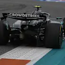 MIAMI, FLORIDA - MAY 04: Andrea Kimi Antonelli of Italy driving the (12) Mercedes AMG Petronas F1 Team W16 on track during the F1 Grand Prix of Miami at Miami International Autodrome on May 04, 2025 in Miami, Florida. (Photo by Pauline Ballet - Formula 1/Formula 1 via Getty Images)