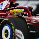 MIAMI, FLORIDA - MAY 02: Lewis Hamilton of Great Britain driving the (44) Scuderia Ferrari SF-25 on track during practice ahead of the F1 Grand Prix of Miami at Miami International Autodrome on May 02, 2025 in Miami, Florida. (Photo by Rudy Carezzevoli/Getty Images)